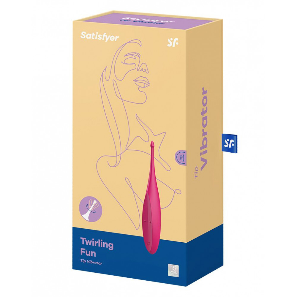 Клиторальный вибратор - Вибратор для клитора Satisfyer Twirling Fun Magenta 1