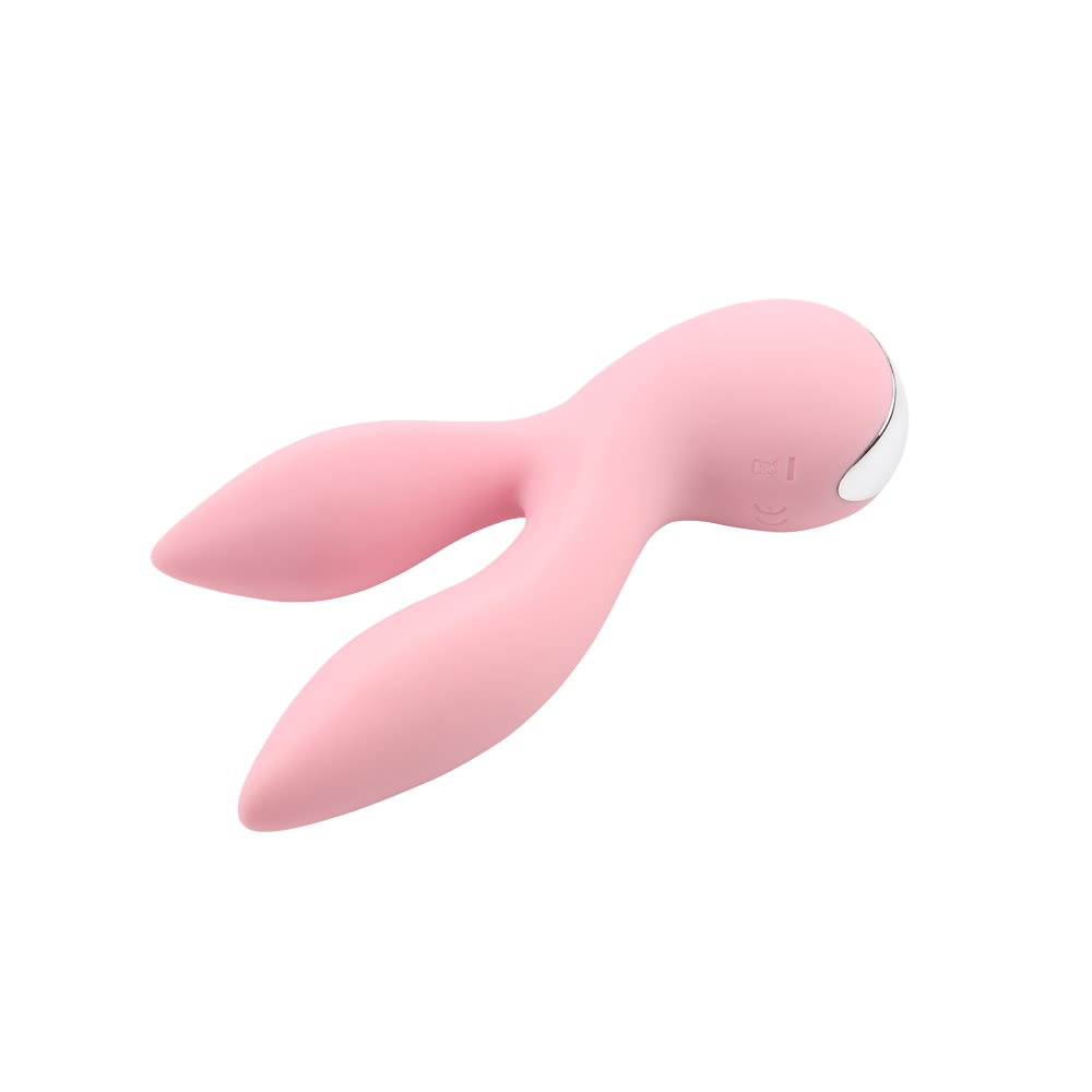 Секс игрушки - Вибратор с 2 отростками Chisa Aphrovibe Light Pink Oh My Rabbit 5