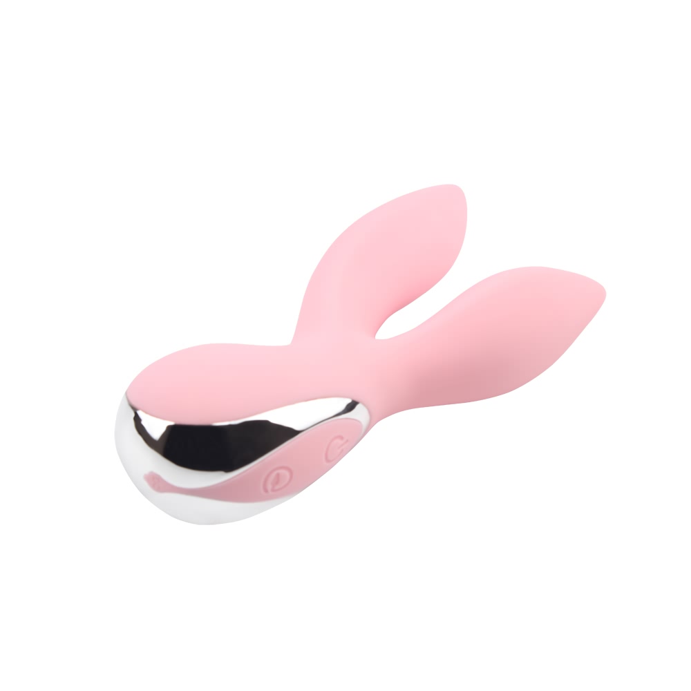Секс игрушки - Вибратор с 2 отростками Chisa Aphrovibe Light Pink Oh My Rabbit 2