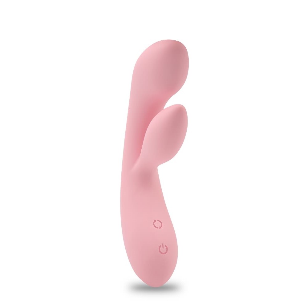 Секс игрушки - Вибратор с 2 отростками Chisa Aphrovibe Light Pink Oh My Rabbit 6