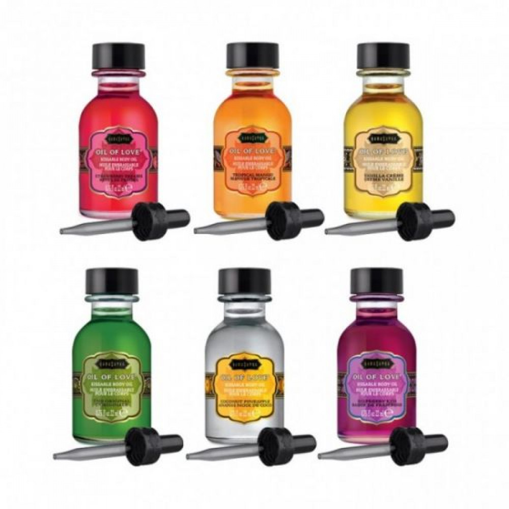  - Съедобное масло для поцелуев Kamasutra OIL OF LOVE COCONUT PINEAPPLE 22 мл 2