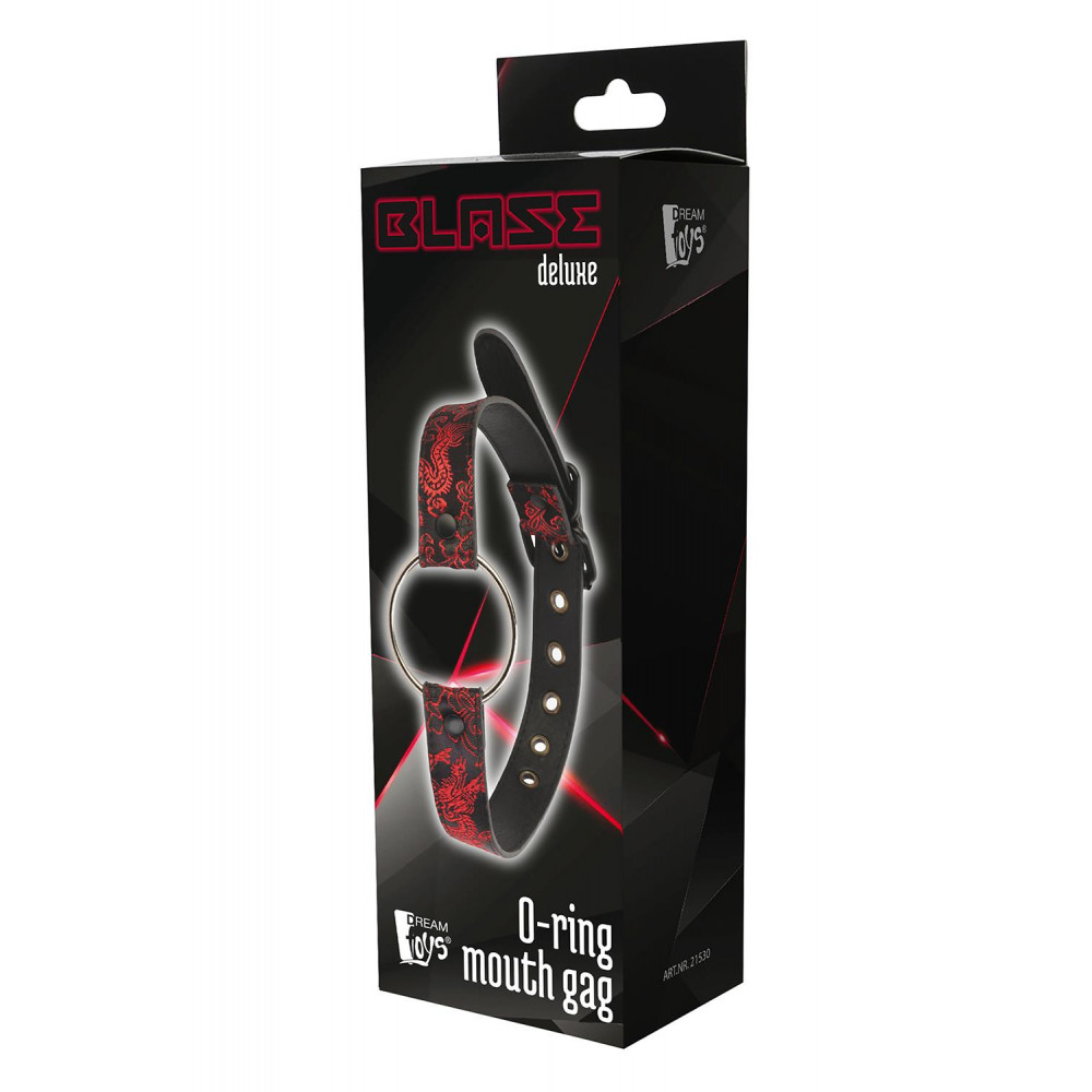 Кляп - Кляп-кольцо BLAZE DELUXE O-RING MOUTH GAG 1