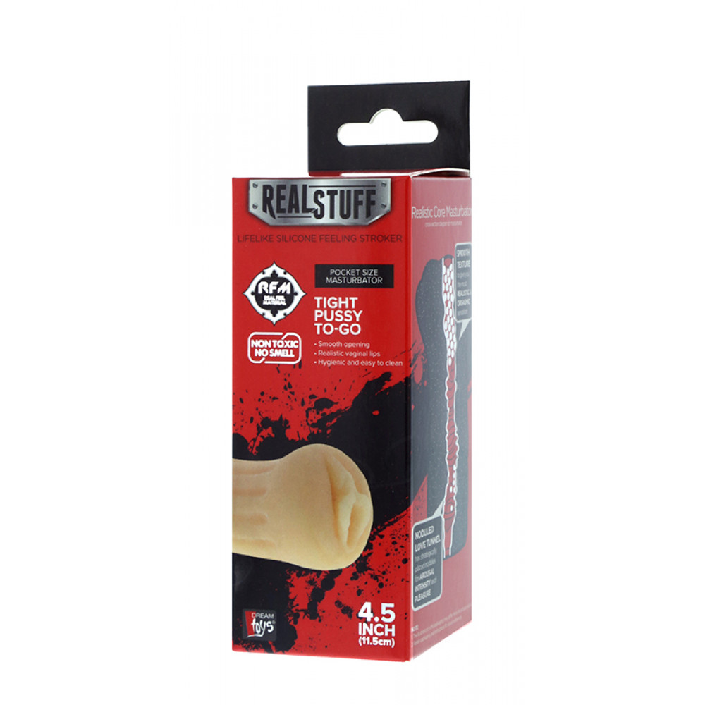 Мастурбатор - Вагина REALSTUFF TIGHT PUSSY TO-GO 1