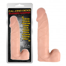 Фаллоимитатор Гигант из киберкожи Chisa Cal-king Dicks Invader's Whopper, бежевый