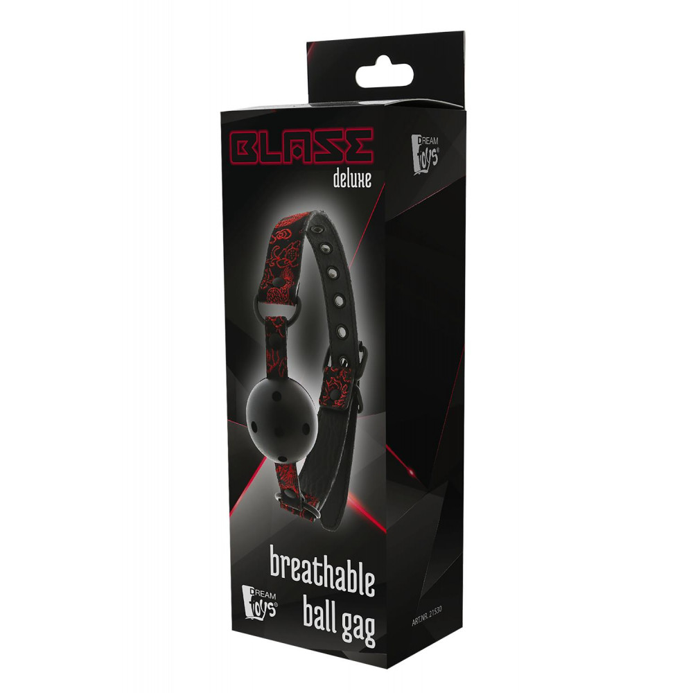 Кляп - Кляп BLAZE DELUXE BREATHABLE BALL GAG 3