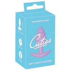 Анальная пробка Cuties Plugs, фиолетовая