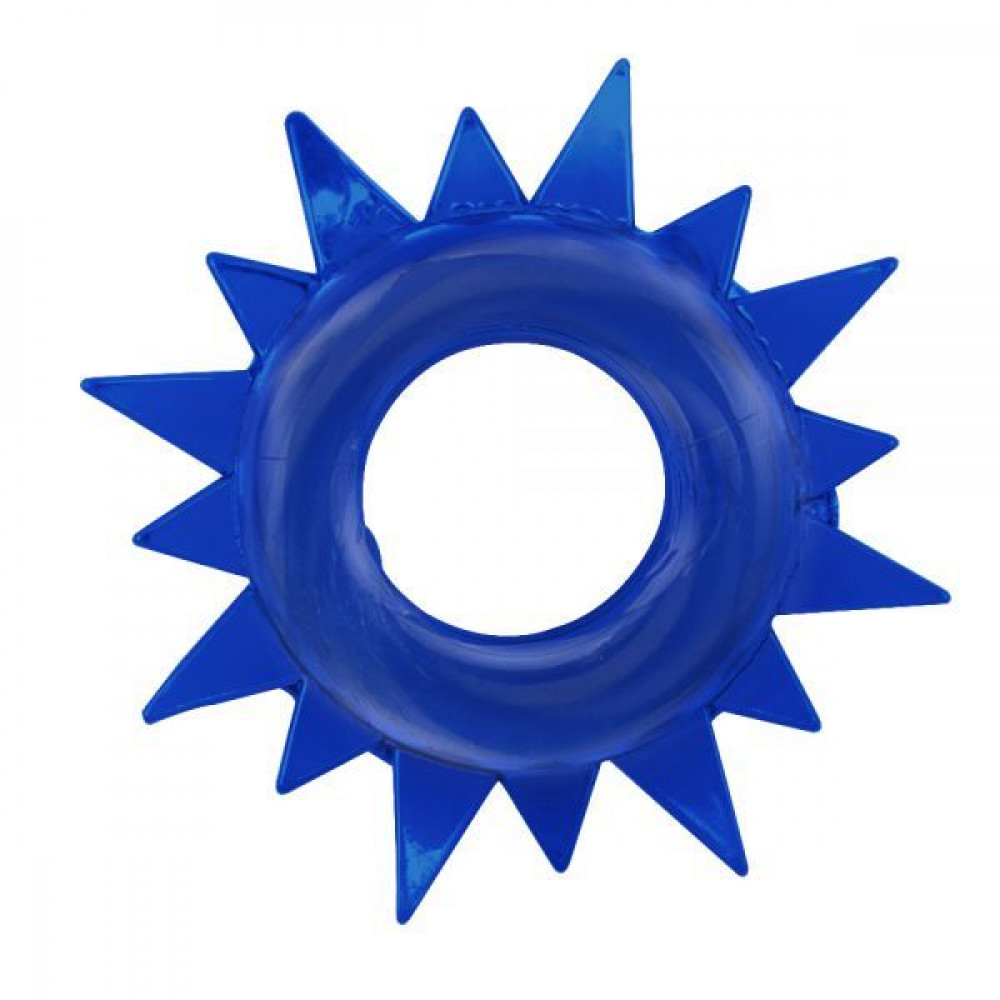 Эрекционные кольца и насадки на член - Набор эрекционных колец Chisa GK Power Cock Rings с разными структурами, синие 2