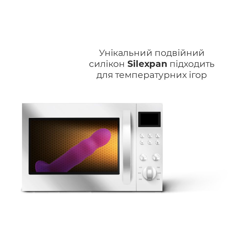 Дилдо - Дилдо с присоской Adrien Lastic Hitsens 3 Purple, отлично для страпона, диаметр 4,1см, длина 18,2см 3