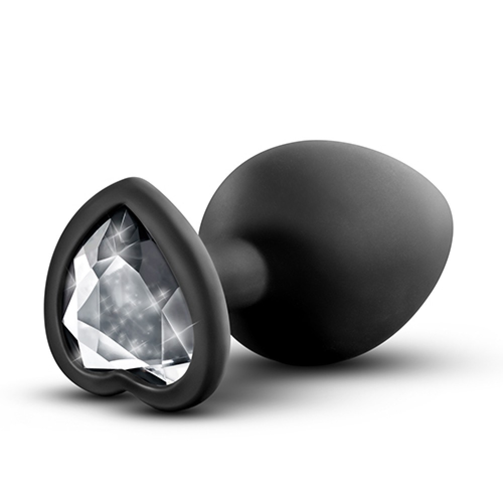 Анальная пробка со стразом - Анальная пробка с камнем Blush TEMPTASIA BLING PLUG SMALL BLACK 3