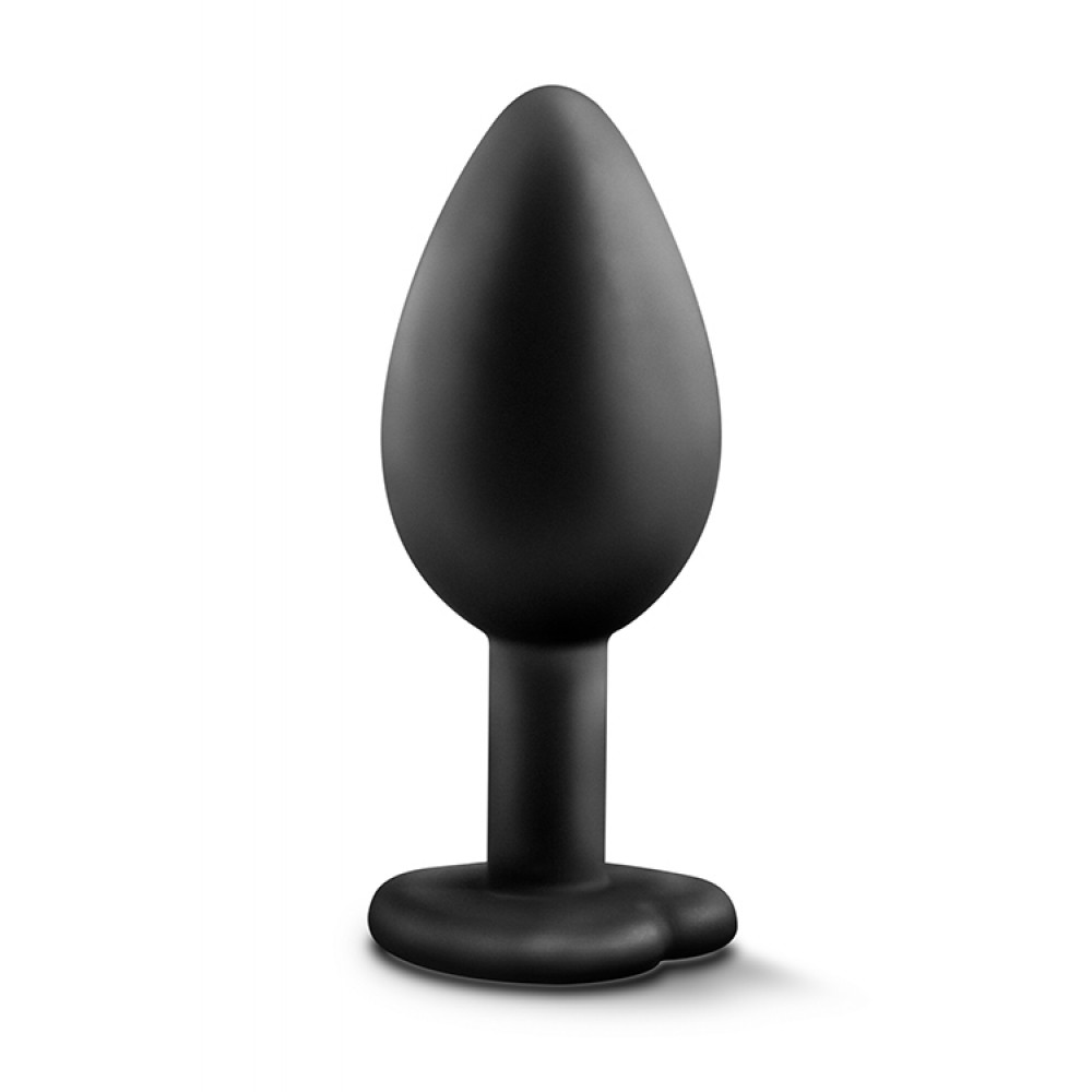 Анальная пробка со стразом - Анальная пробка с камнем Blush TEMPTASIA BLING PLUG SMALL BLACK 4