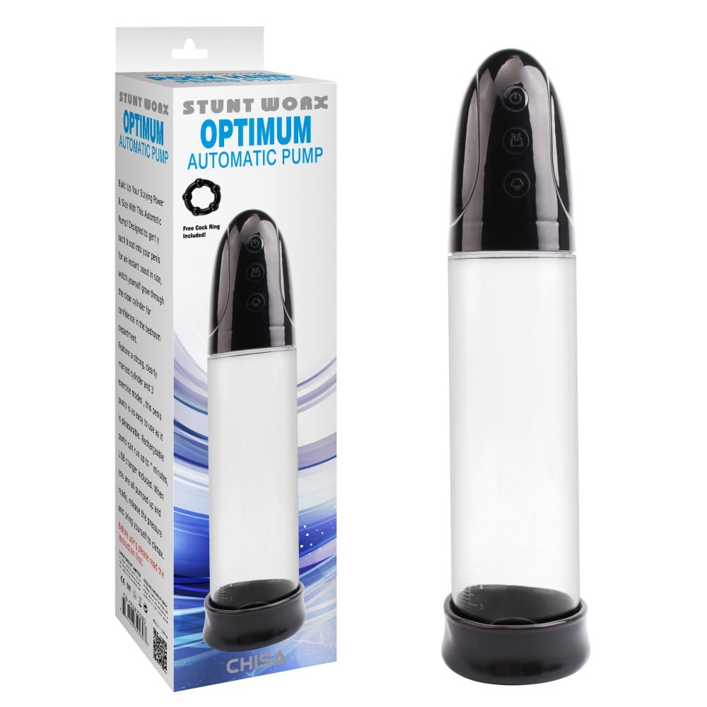 Секс игрушки - Автоматичная вакуумная помпа Chisa Optimum Automatic Pump для пениса