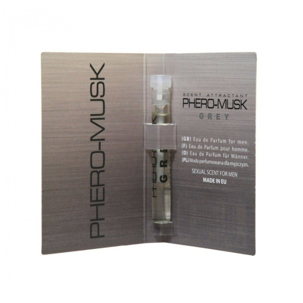  - Духи с феромонами для мужчин PHERO-MUSK Grey, 1 ml 1