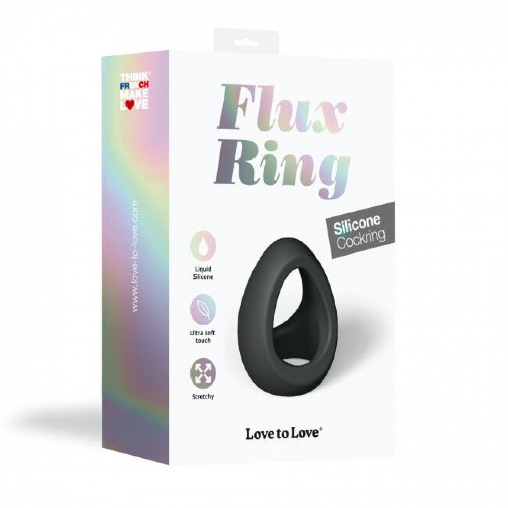 Эрекционное кольцо - Эрекционное кольцо двойное Love To Love FLUX RING - BLACK ONYX 3