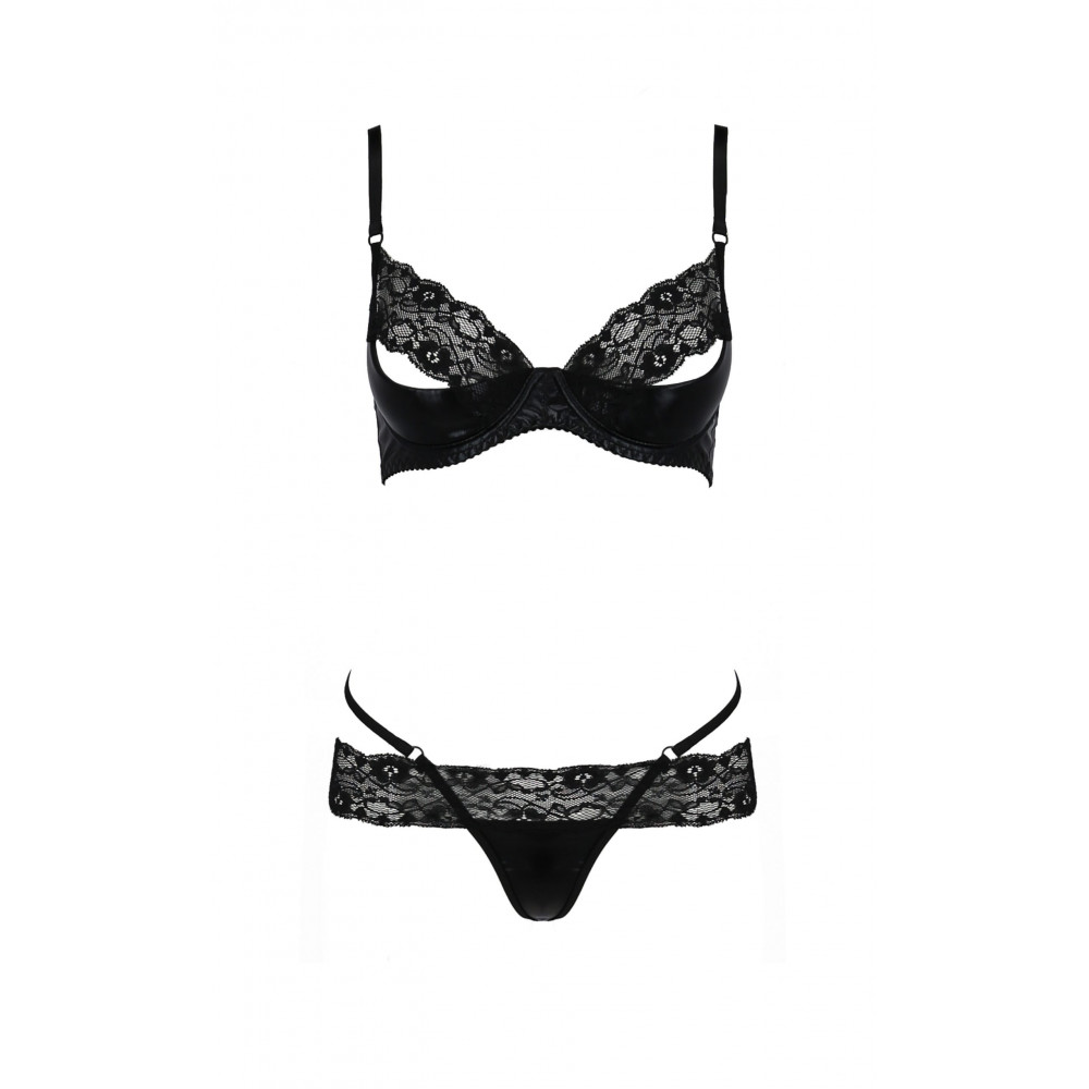 Эротическое белье - Комплект белья NORTH SET black S/M - Passion 3