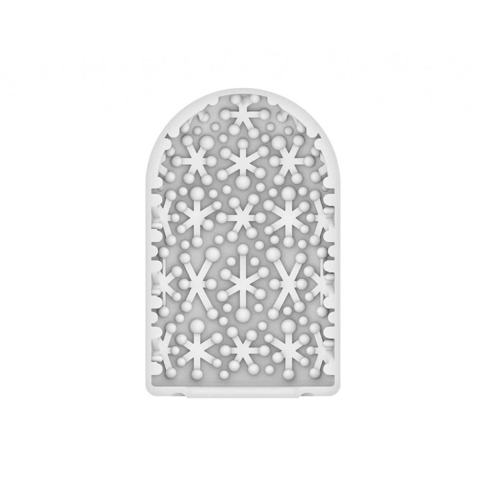 Секс игрушки - Мини мастурбатор нереалистичный Tenga Pocket Spark Beads, с рельефом, белый 2