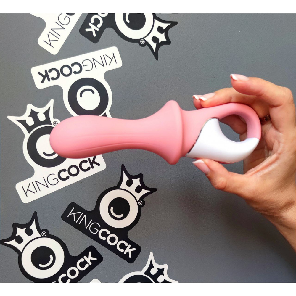 Анальные игрушки - Надувной анальный смарт вибратор SATISFYER AIR PUMP BOOTY 5 CONNECT APP RED 1