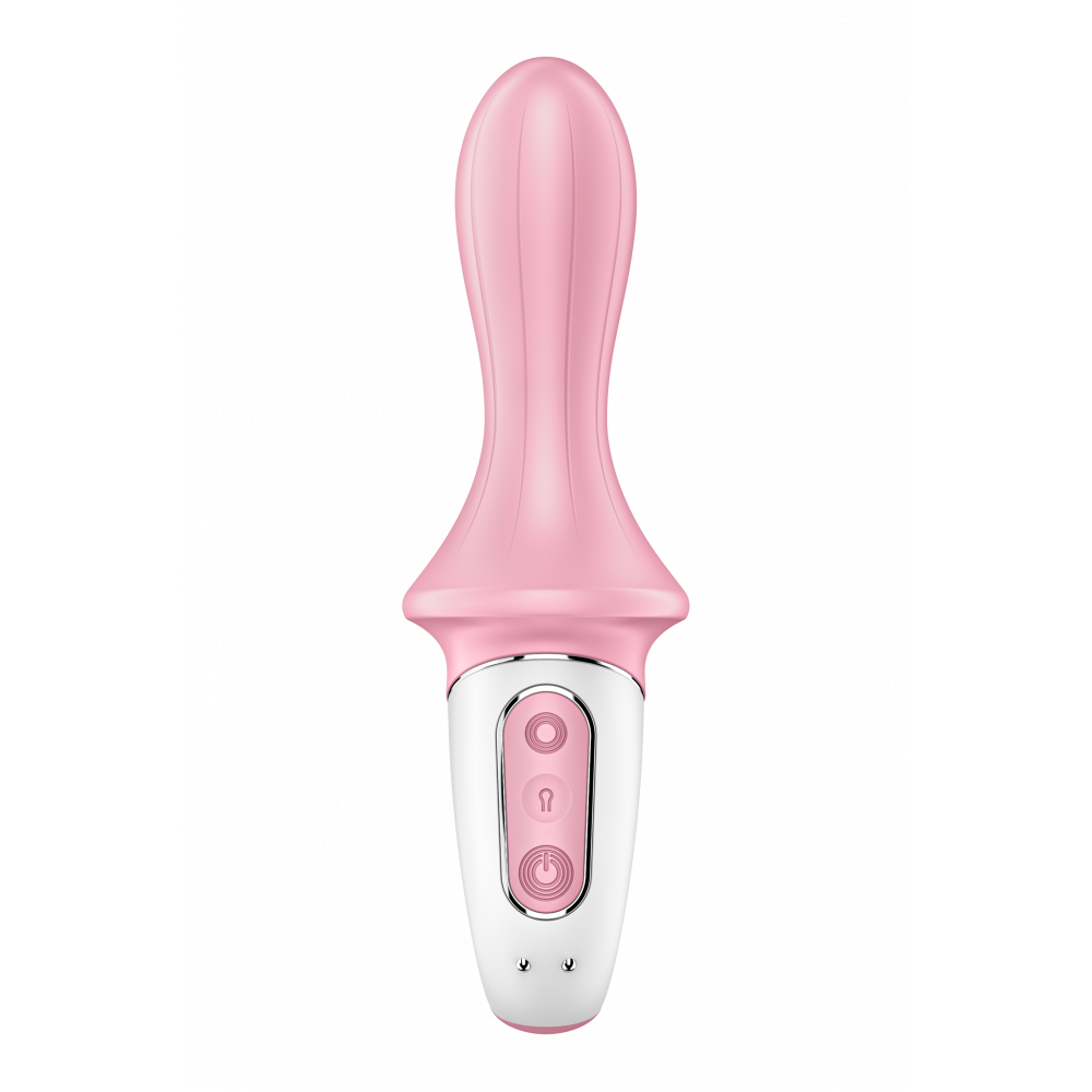 Анальные игрушки - Надувной анальный смарт вибратор SATISFYER AIR PUMP BOOTY 5 CONNECT APP RED 4