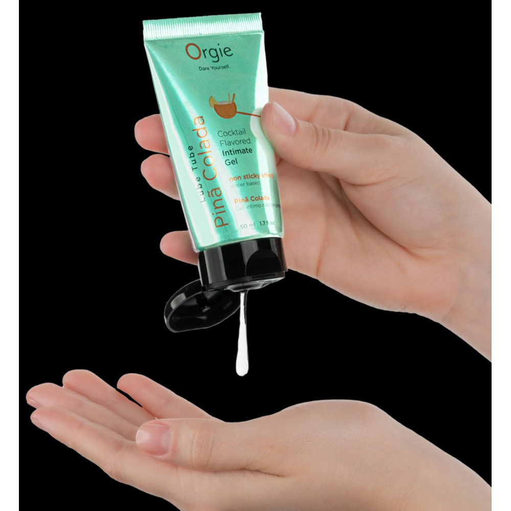 Лубриканты - Оральный лубрикант Orgie Cocktail Flavored Intimate Gel - Pina Colada , 50 ml 1