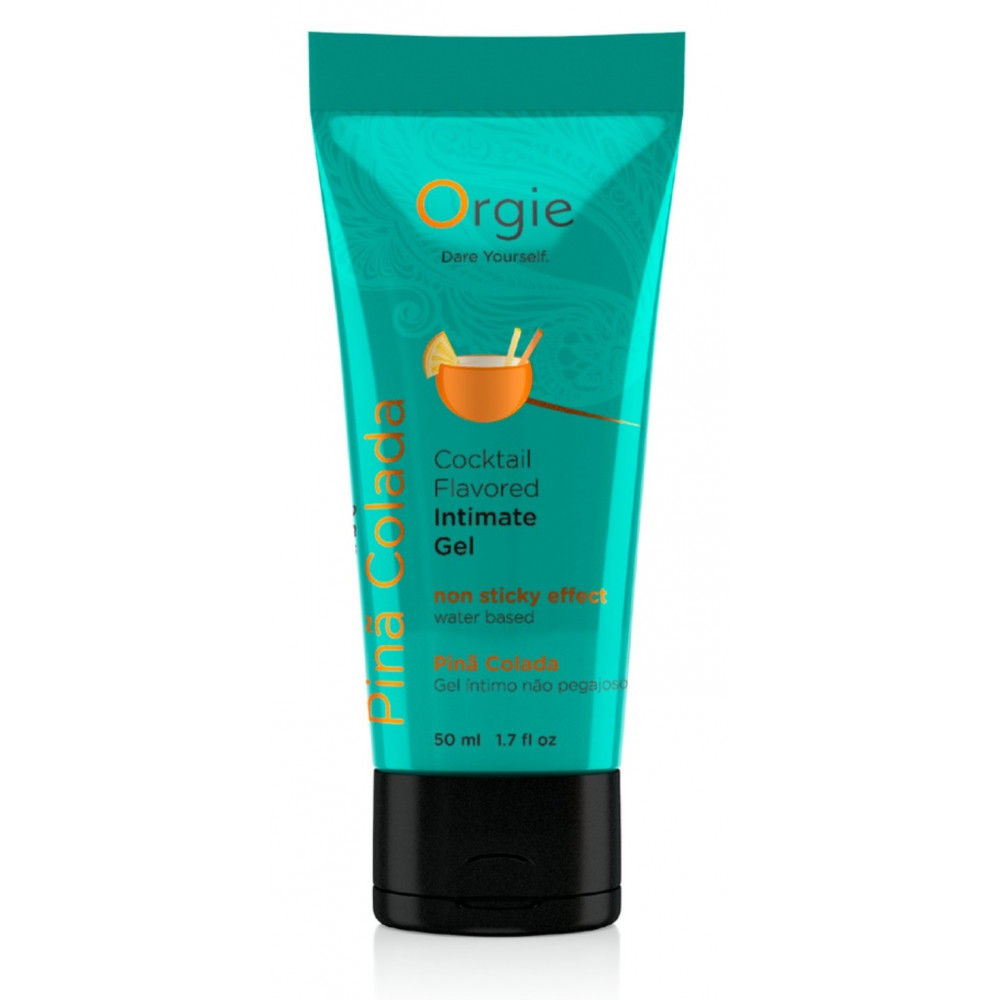 Лубриканты - Оральный лубрикант Orgie Cocktail Flavored Intimate Gel - Pina Colada , 50 ml