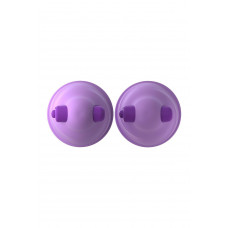 Помпы для сосков с вибрацией Pipedream Fantasy For Her из силикона, фиолетовые