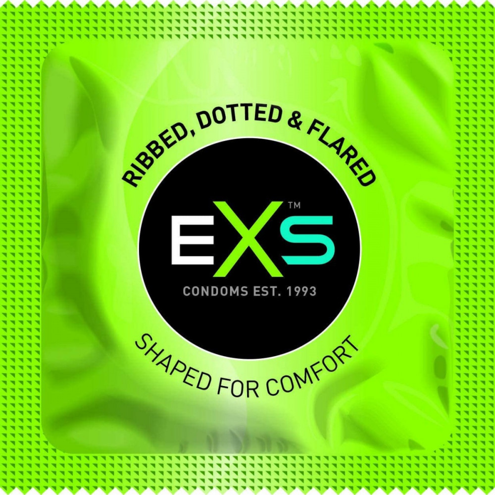 Лубриканты - Презервативы EXS Ribbed & Dotted 12 Pack 1
