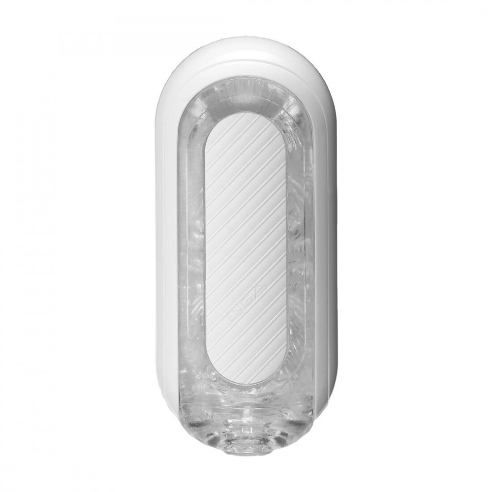 Другие мастурбаторы - Мастурбатор Tenga Flip Zero Gravity White, изменяемая интенсивность стимуляции, раскладной