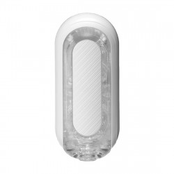 Мастурбатор Tenga Flip Zero Gravity White, изменяемая интенсивность стимуляции, раскладной
