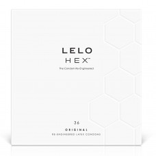 Презервативы LELO HEX Condoms Original 36 Pack, тонкие и суперпрочные