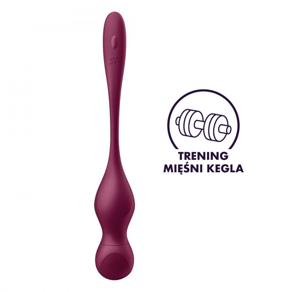 Вагинальные шарики - Вагинальные шарики с вибрацией Satisfyer Love Birds Vary Connect App 1