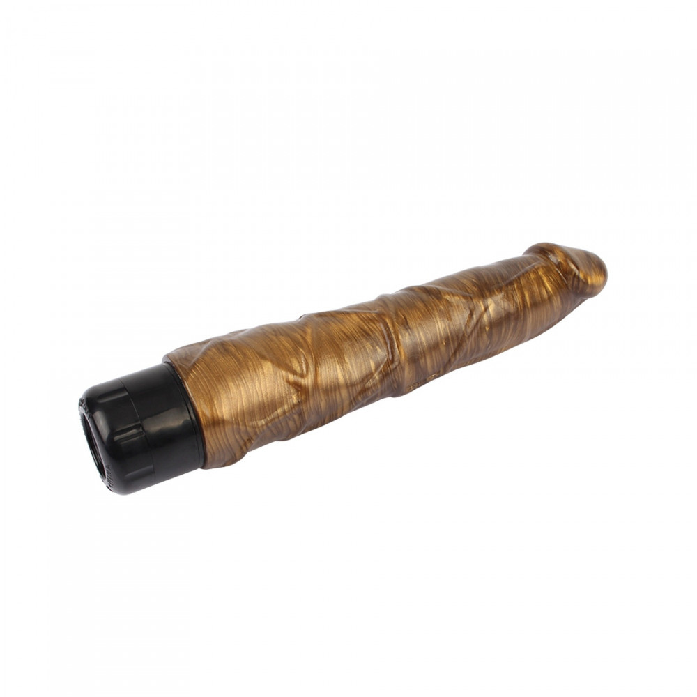 Секс игрушки - Вибратор реалистичный Chisa Pleasure Ranger DarkMuscle, золотистый 4