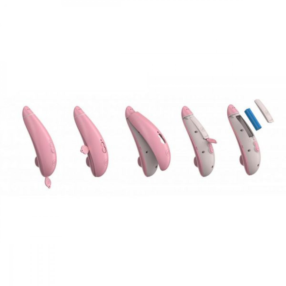 Клиторальный вибратор - Бесконтактный клиторальный стимулятор Womanizer Premium ECO из био материалов, PINK 4