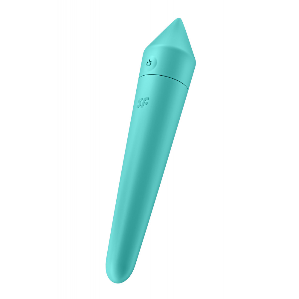 Вибропули  - Мощная вибропуля с функцией управлния смарфоном Satisfyer Ultra Power Bullet 8 turquoise 3
