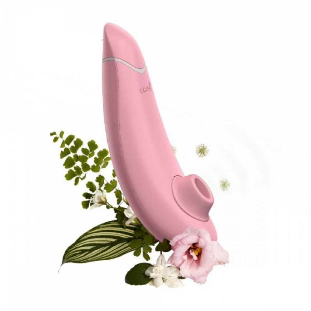 Клиторальный вибратор - Бесконтактный клиторальный стимулятор Womanizer Premium ECO из био материалов, PINK