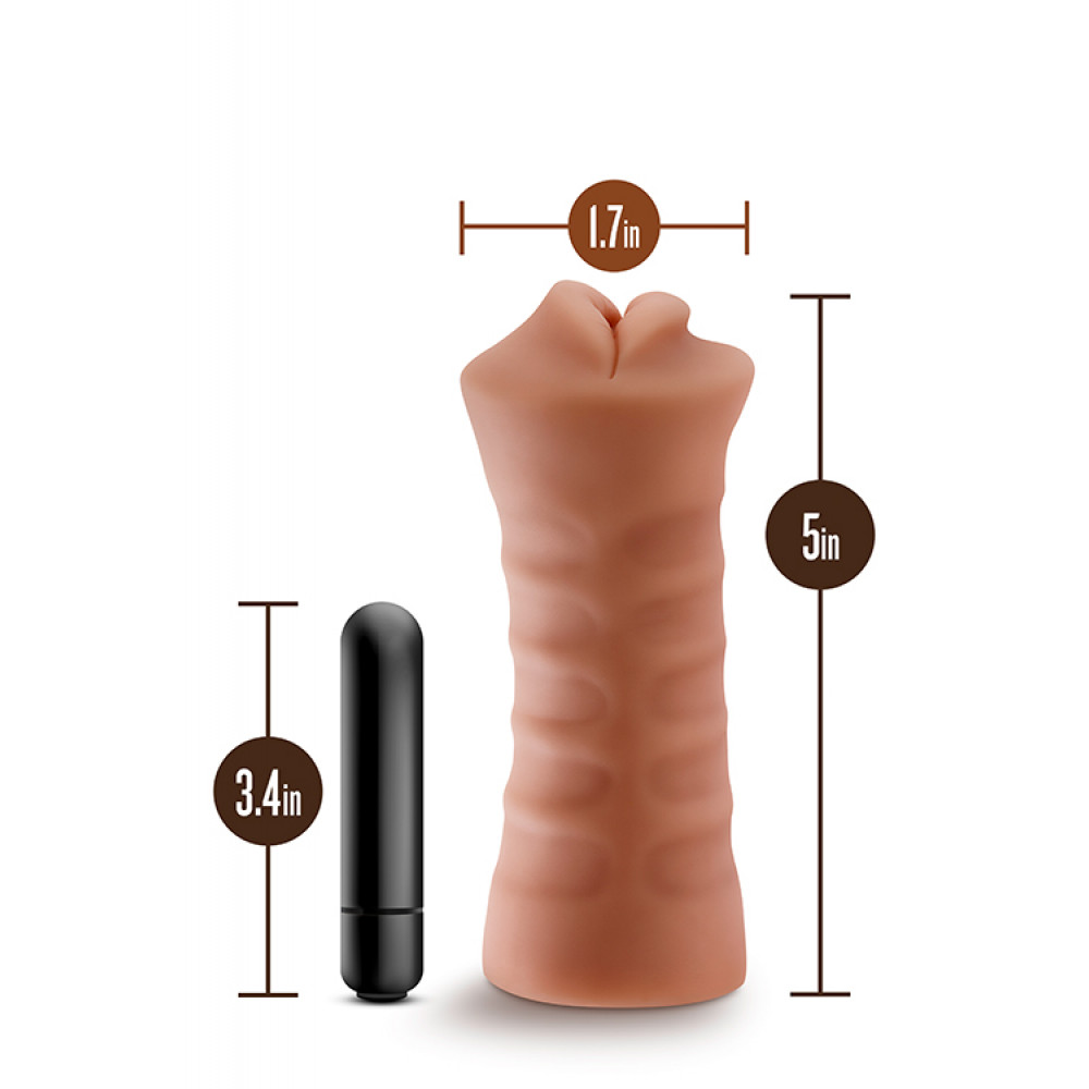 Мастурбаторы с вибрацией - Мастурбатор M FOR MEN ISABELLA MOCHA 1