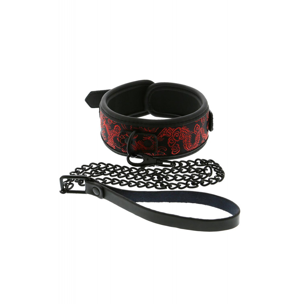 Ошейники, поводки - Ошейник с поводком BLAZE DELUXE COLLAR & LEASH