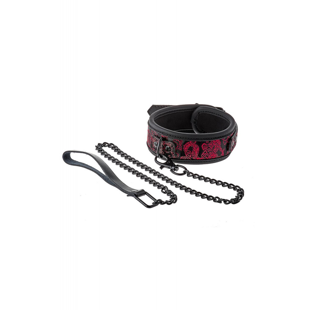 Ошейники, поводки - Ошейник с поводком BLAZE DELUXE COLLAR & LEASH 2