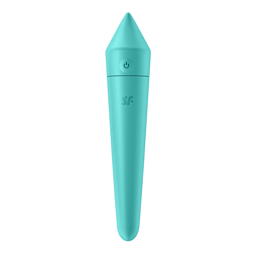 Вибропули  - Мощная вибропуля с функцией управлния смарфоном Satisfyer Ultra Power Bullet 8 turquoise 1