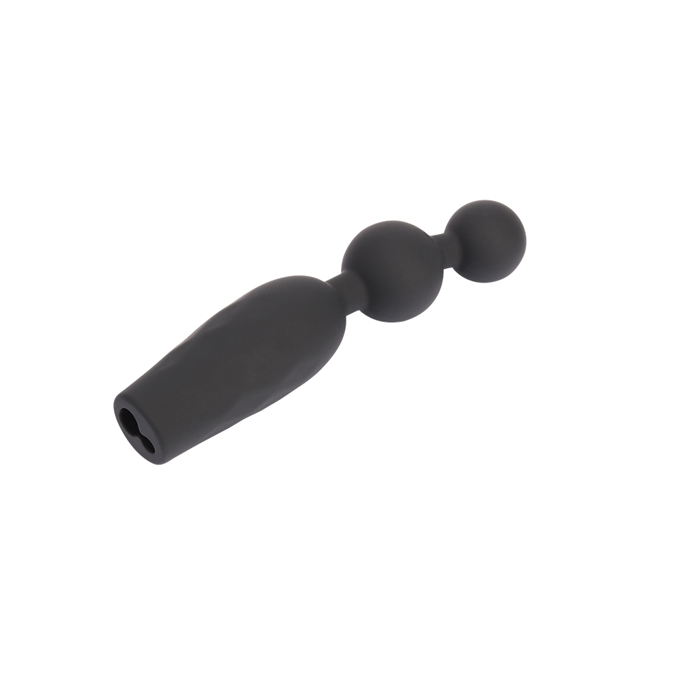 Секс игрушки - Анальная пробка CHISA Black Mont Vibrating Booty Beads с вибрирующими бусинами 3