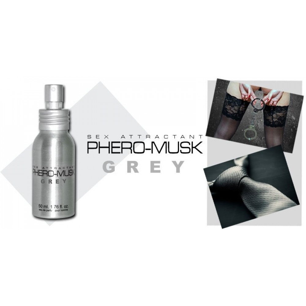 Парфюмерия - Духи с феромонами для мужчин PHERO-MUSK Grey, 50 ml 1