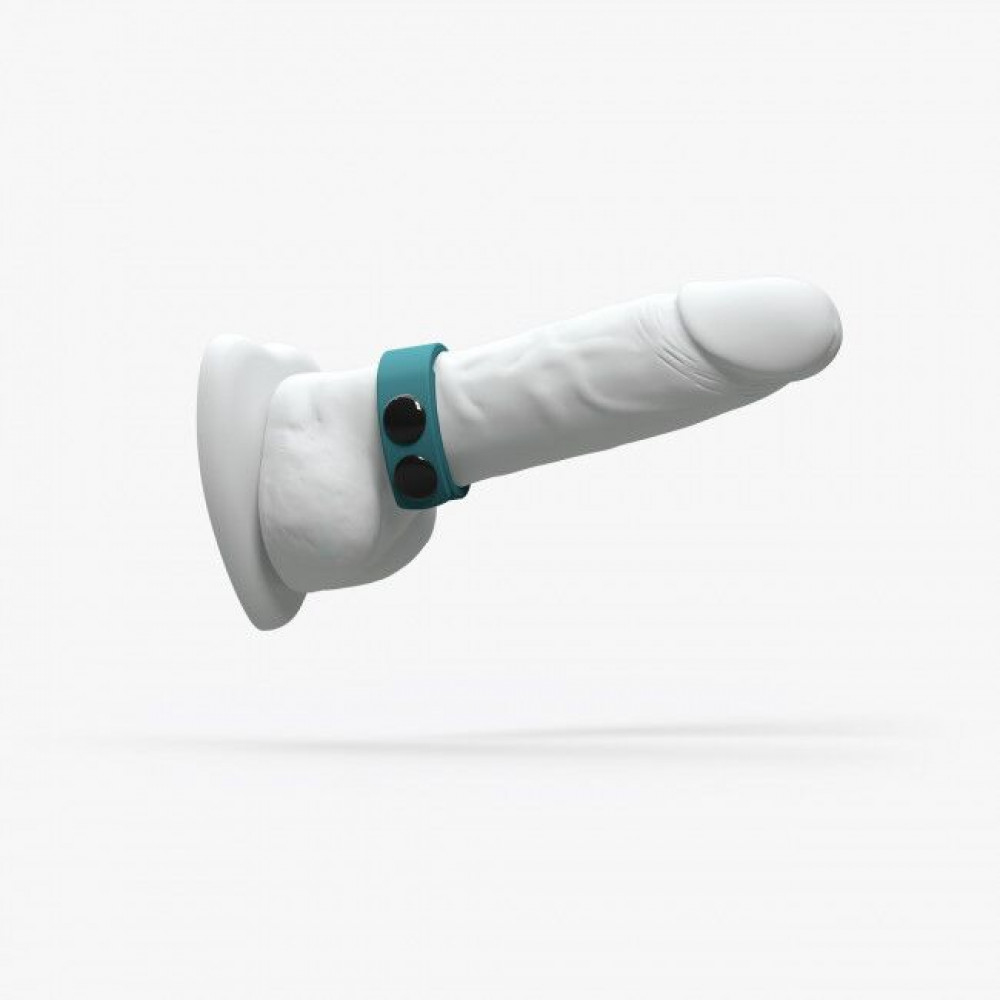 Эрекционное кольцо - Регулируемое эрекционное кольцо на кнопках Love To Love HERO RING - TEAL ME 4