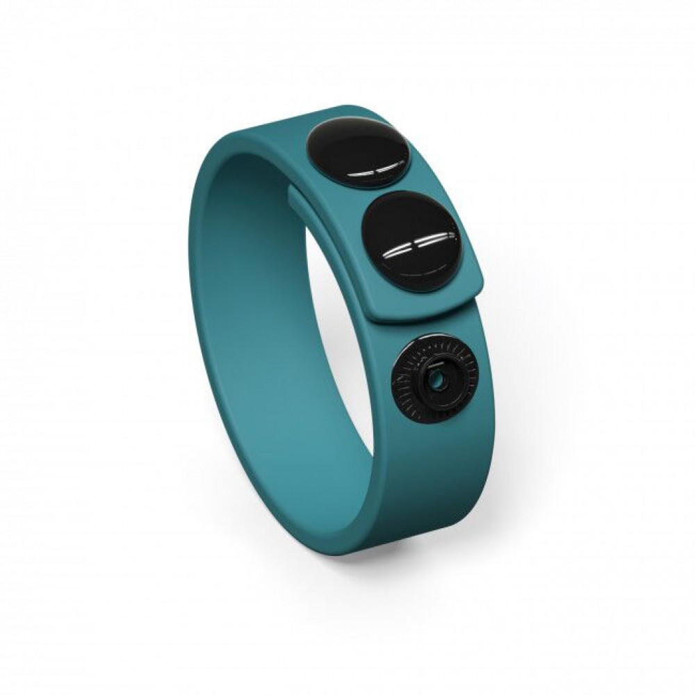 Эрекционное кольцо - Регулируемое эрекционное кольцо на кнопках Love To Love HERO RING - TEAL ME
