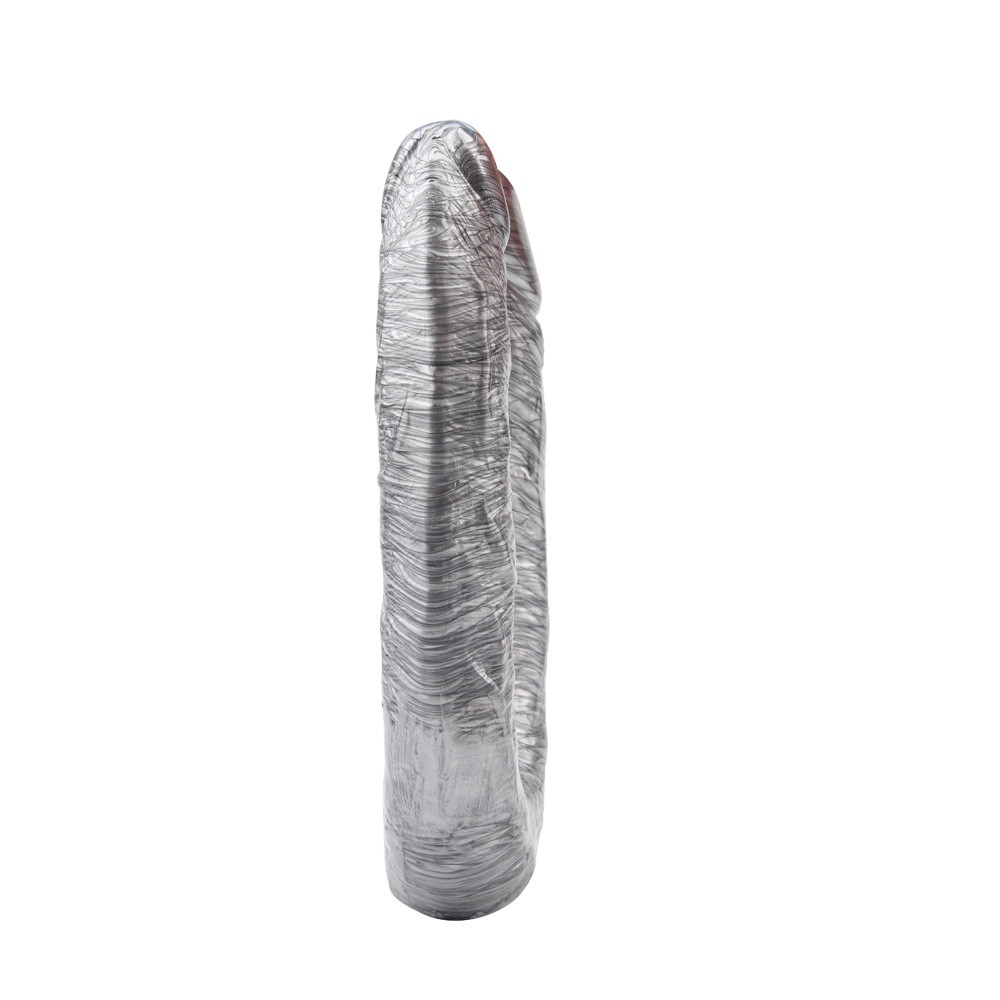 Секс игрушки - Фаллоимитатор двойной (двухсторонний) Chisa Dark Muscle Dixie Normous, серебристый 3