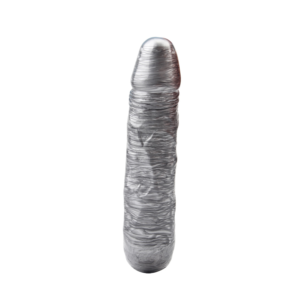 Секс игрушки - Фаллоимитатор двойной (двухсторонний) Chisa Dark Muscle Dixie Normous, серебристый 2