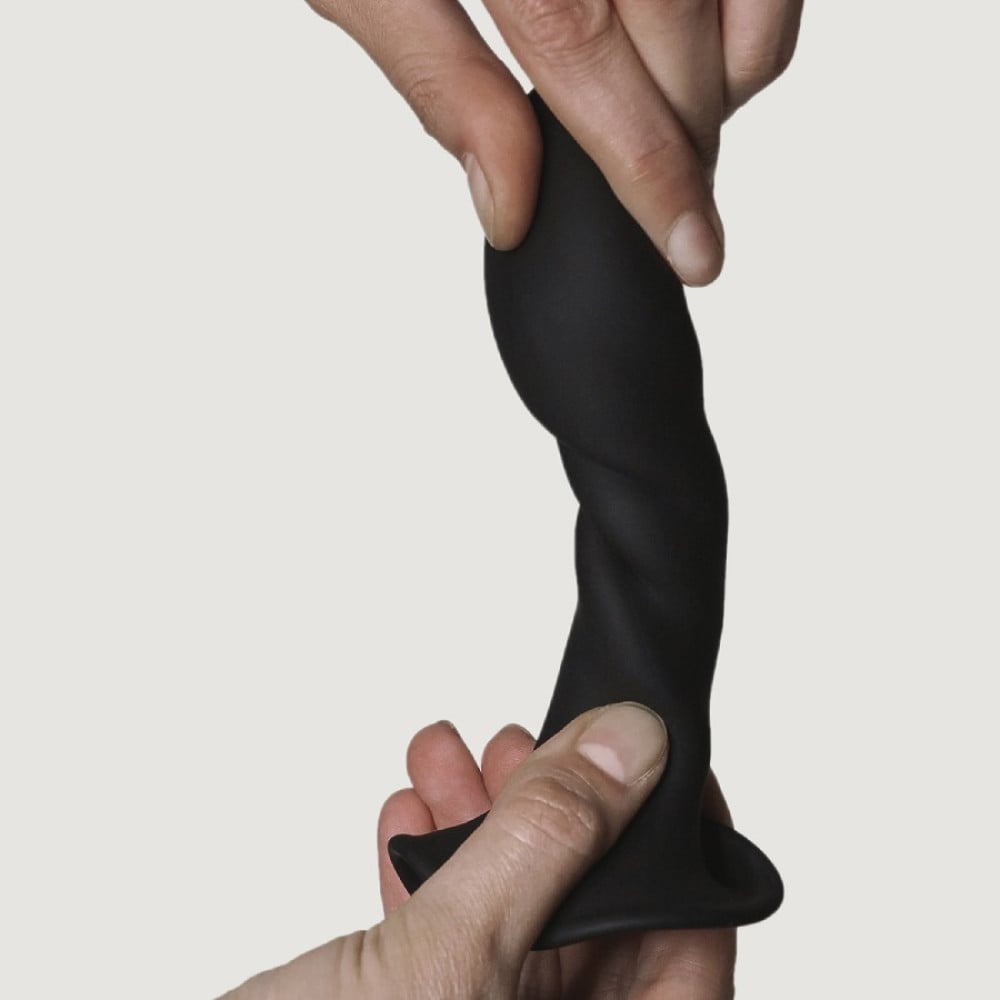 Секс игрушки - Фаллоимитатор термореактивный Adrien Lastic Hitsens 5 черный 3