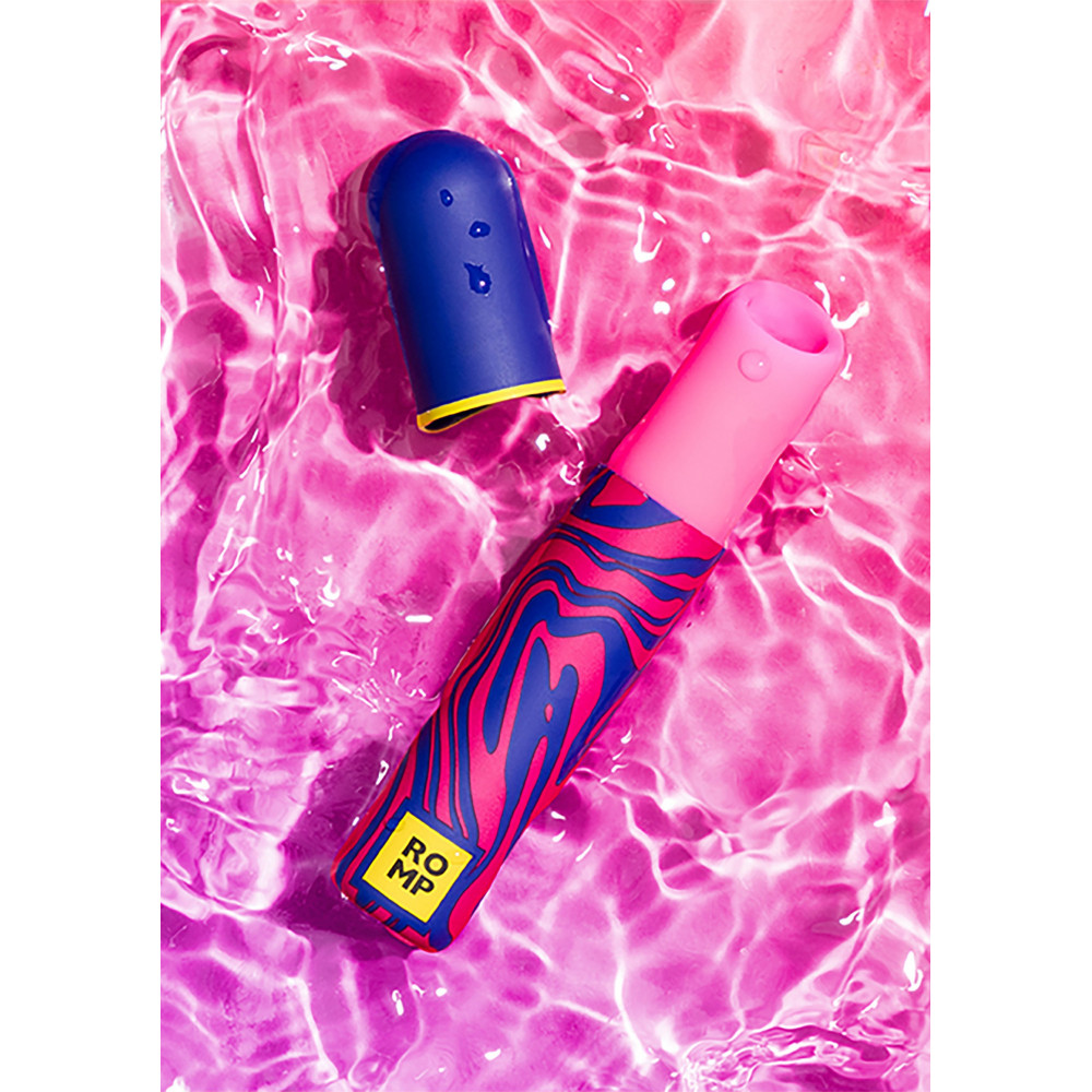 Секс игрушки - Клиторальный вибратор Romp Lipstick в виде губной памады, розовый 4