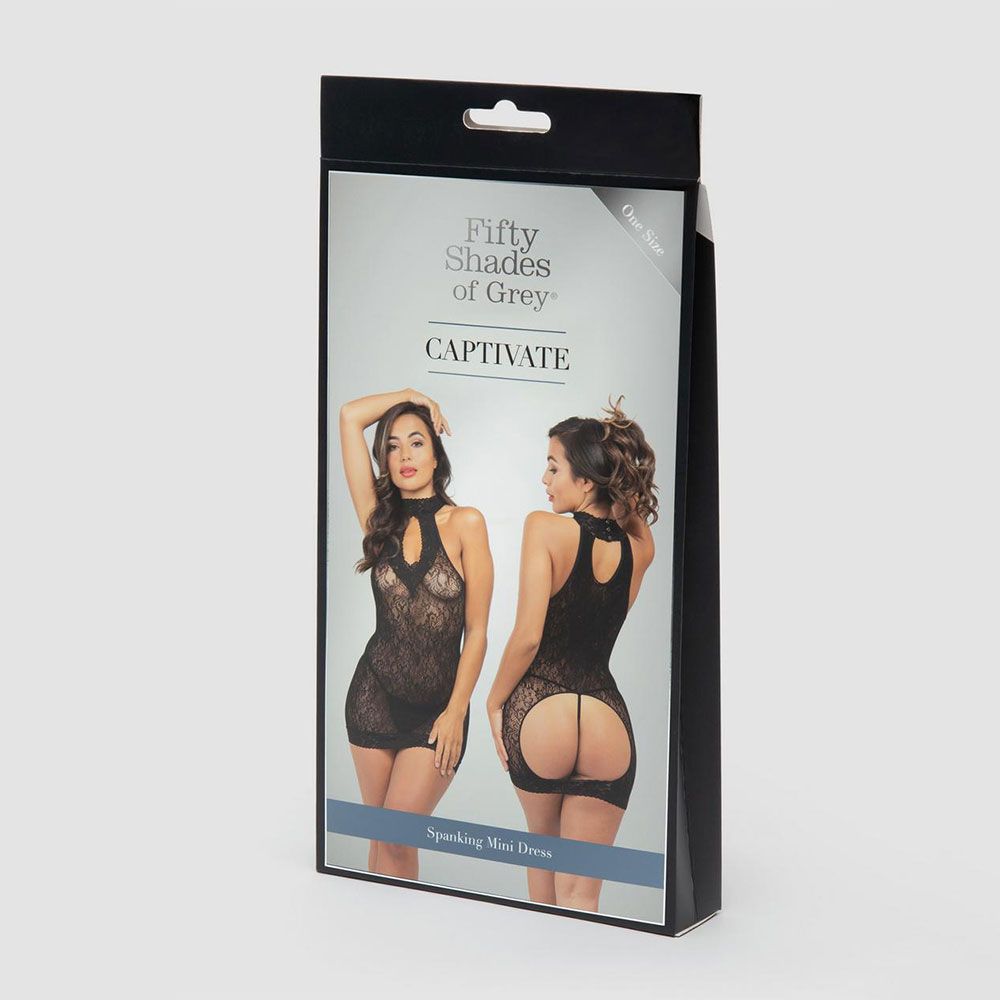 Эротическое белье - Сексуальное мини-платье Fifty Shades of Grey Plus Size кружевное, One Size (EU: 36-44) 1