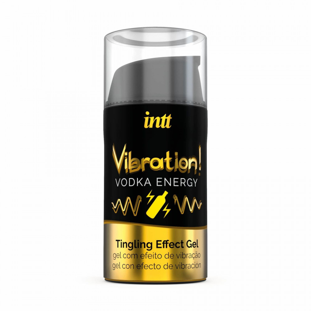 Женские возбудители - Жидкий вибратор Intt Vibration Vodka (15 мл), густой гель, очень вкусный, действует до 30 минут 2