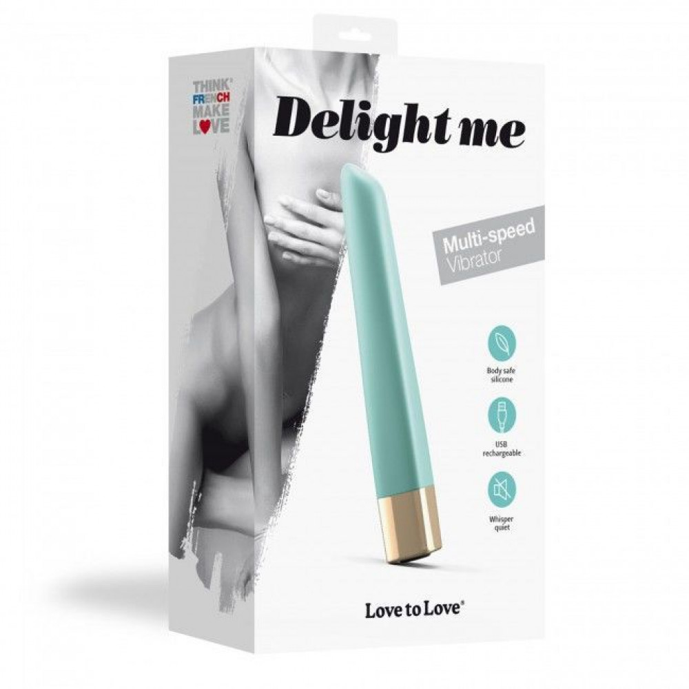 Клиторальный вибратор - Мощный минивибратор Love To Love Delight Me Menthe с мягким кончиком, 16 режимов работы 2