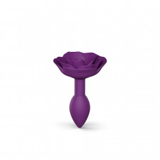 Силиконовая анальная пробка Love To Love OPEN ROSES S SIZE - PURPLE RAIN