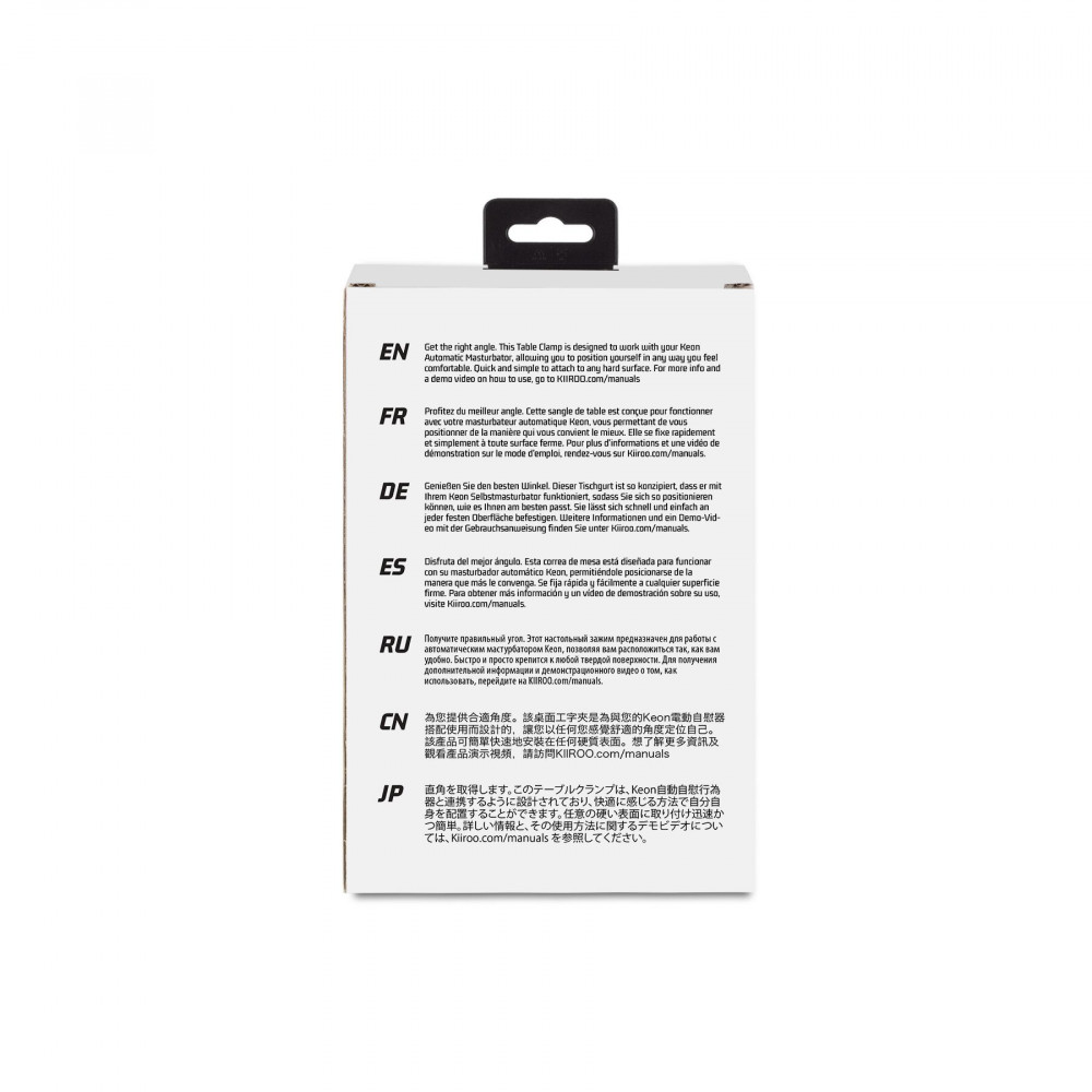 Аксессуары для мастурбаторов - Крепление на стол для мастурбатора Kiiroo Keon Table Clamp, регулируется угол наклона 1